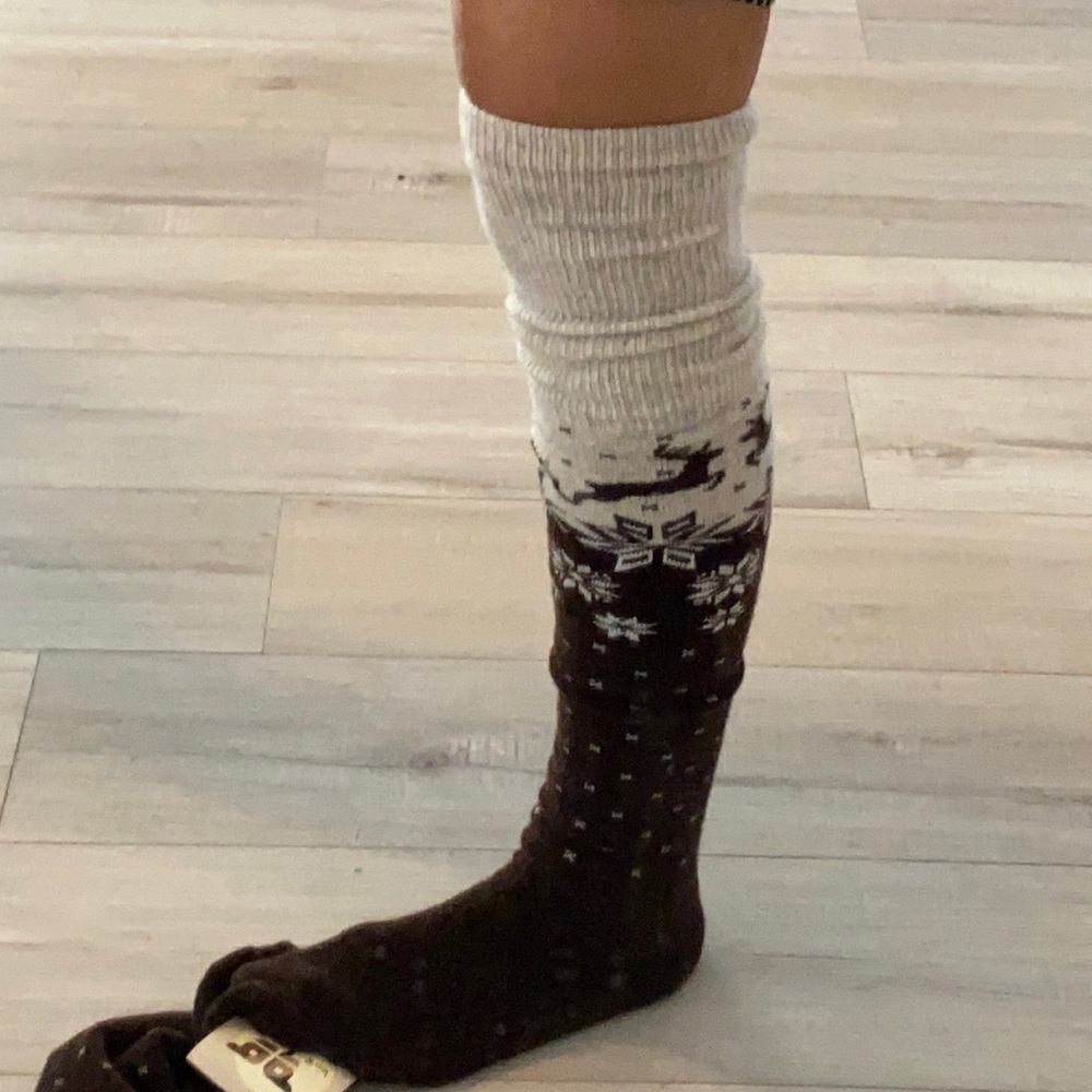 Sheep Wool Soft high thigh socks